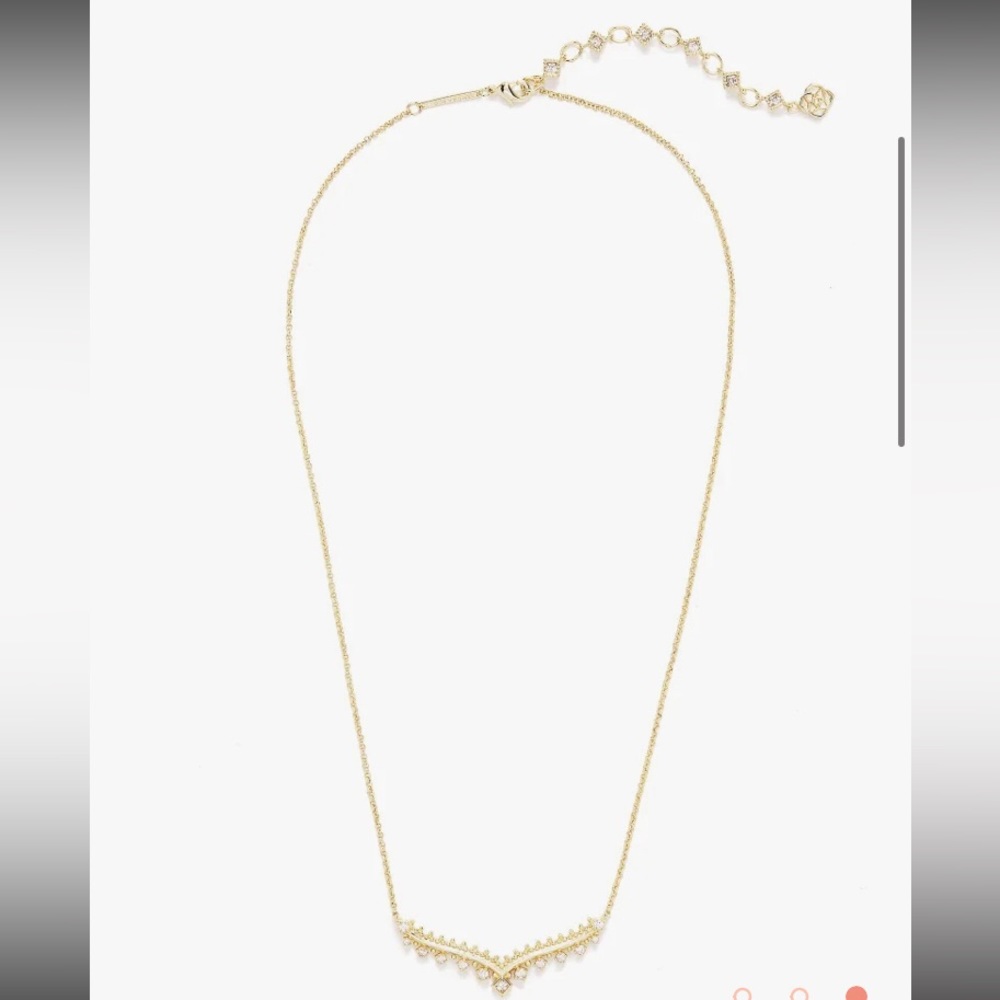 Kendra Scott Rose Gold Vern Necklace